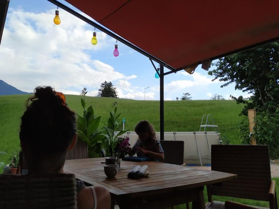 Upcycling Appartement Fischl - Nachhaltig Und Kreativ Wohnen Fuer Gross Und Klein Jenbach Luaran gambar